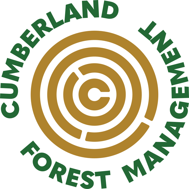 Cumberland Forest Management tree ring symbol logo