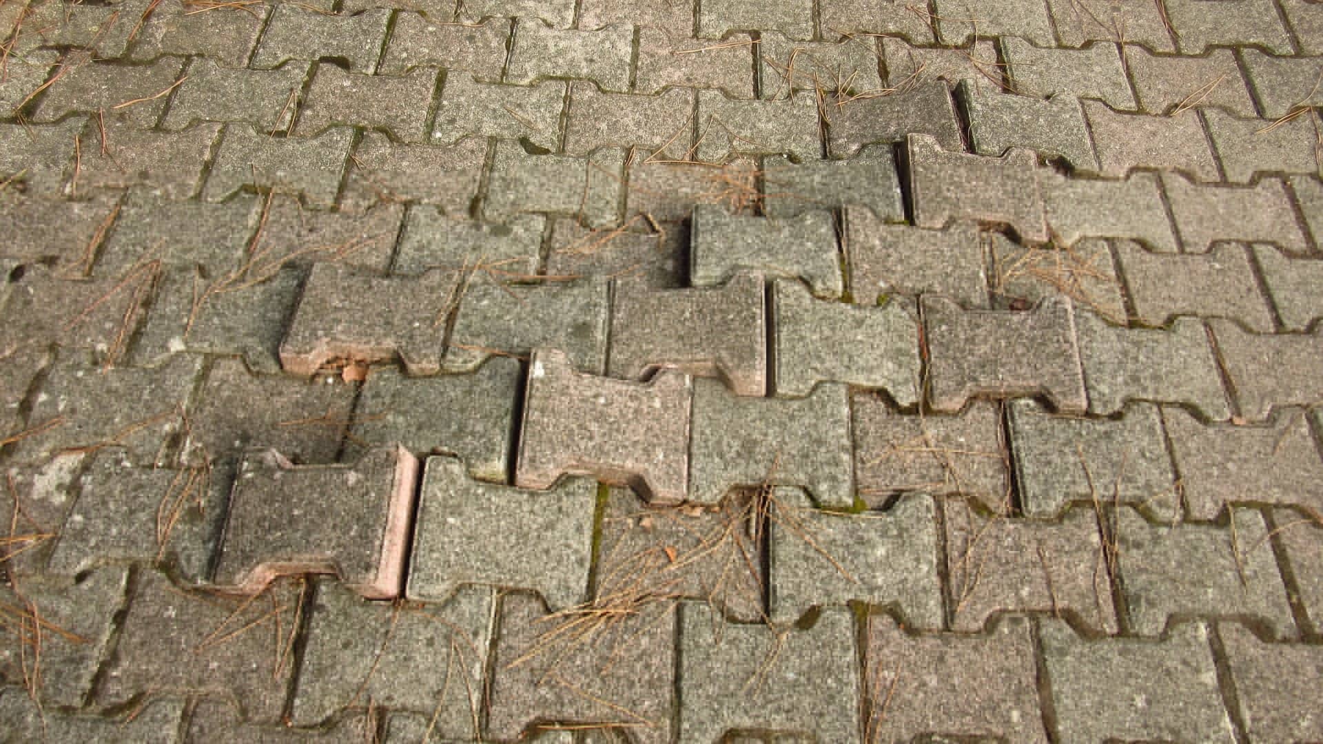uplifted walking tiles